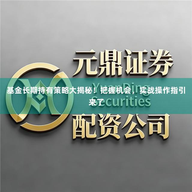 基金长期持有策略大揭秘！把握机会，实战操作指引来了