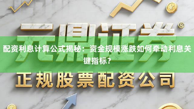 配资利息计算公式揭秘：资金规模涨跌如何牵动利息关键指标？