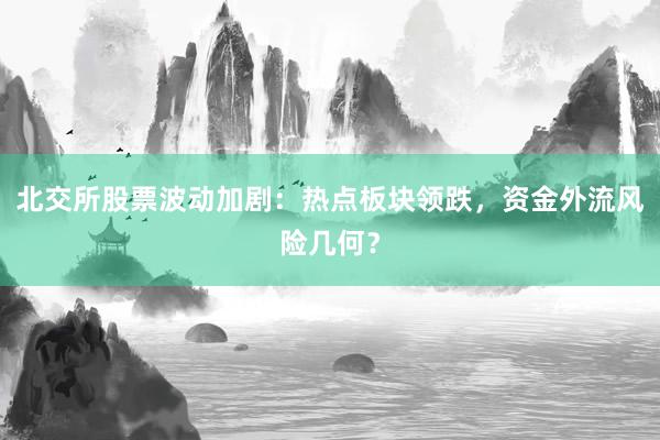 北交所股票波动加剧：热点板块领跌，资金外流风险几何？