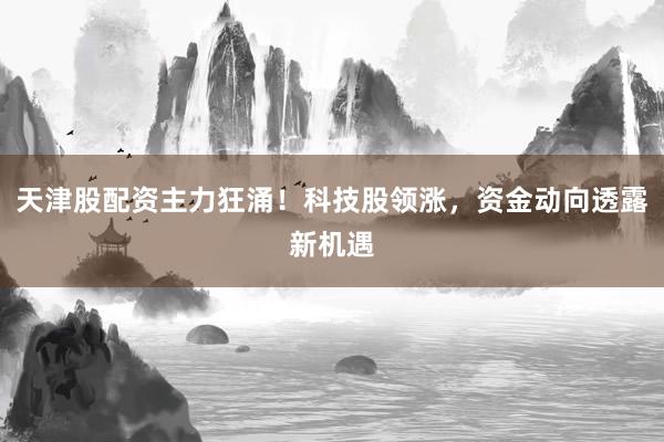 天津股配资主力狂涌！科技股领涨，资金动向透露新机遇