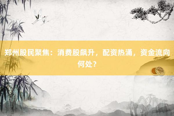 郑州股民聚焦：消费股飙升，配资热涌，资金流向何处？