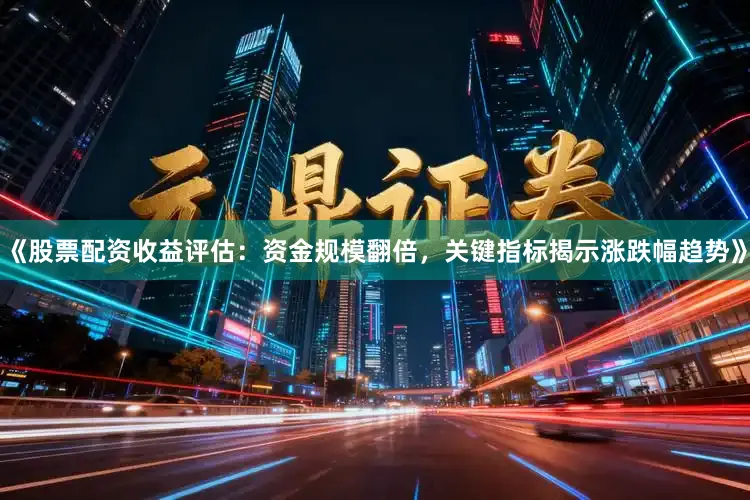 《股票配资收益评估：资金规模翻倍，关键指标揭示涨跌幅趋势》
