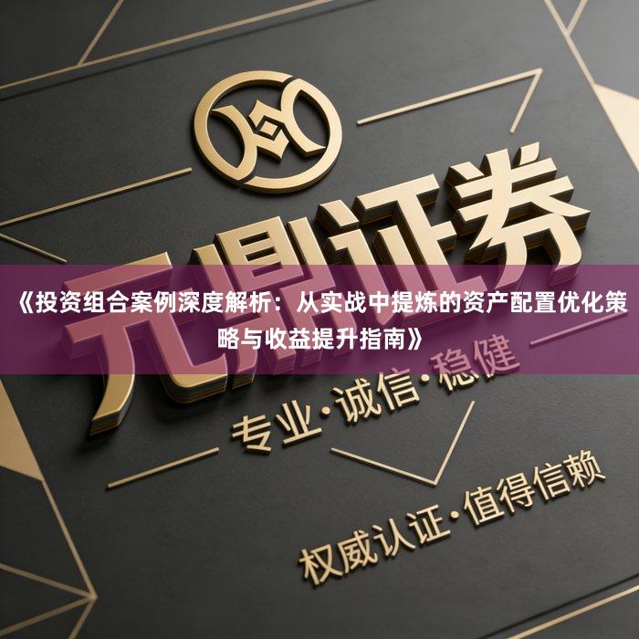 《投资组合案例深度解析：从实战中提炼的资产配置优化策略与收益提升指南》